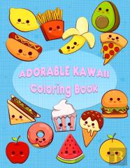 Adorable Kawaii Coloring Book