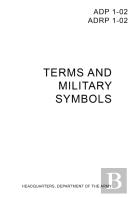 Adp/Adrp 1-02 Operational Terms And Military Symbols