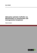 Adsorption Optischer Aufheller Aus Waschmitteln An Tonmineralen Und Tonorganischen Komplexen