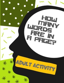 Bertrand.pt - Adult Activity - How Many Words  Are In A Page?