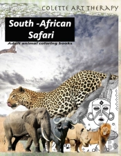 Adult Animal Coloring Books South African Safari