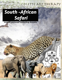 Bertrand.pt - Adult Animal Coloring Books South African Safari