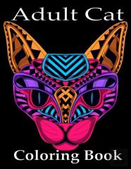 Adult Cats Coloring Book