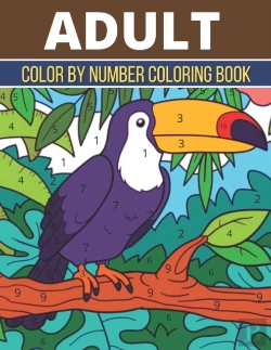 Bertrand.pt - Adult Color By Number Coloring Book