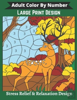 Bertrand.pt - Adult Color By Number Large Print Design Stress Relief & Relaxation Design