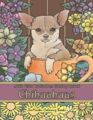 Adult Color By Numbers Coloring Book Of Chihuahuas