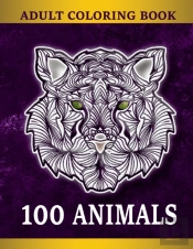 Adult Coloring Book 100 Animals