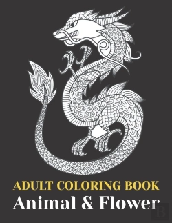 Bertrand.pt - Adult Coloring Book Animal & Flower