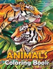 Adult Coloring Book Animals