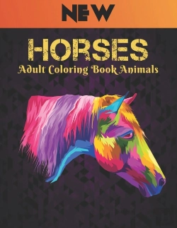 Bertrand.pt - Adult Coloring Book Animals Horses