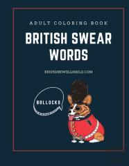 Adult Coloring Book British Swear Words Adult By Bekindbewellsmile.Com