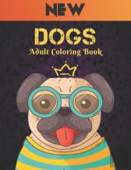 Adult Coloring Book Dogs New