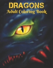 Adult Coloring Book Dragons