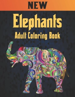 Bertrand.pt - Adult Coloring Book Elephants New