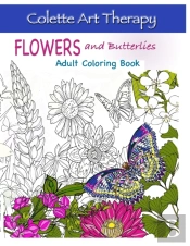 Adult Coloring Book Flowers