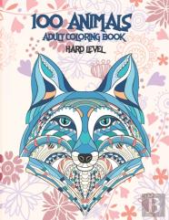 Adult Coloring Book Hard Level - 100 Animals