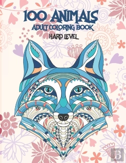 Bertrand.pt - Adult Coloring Book Hard Level - 100 Animals