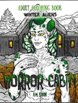 Bertrand.pt - Adult Coloring Book Horror Cabin