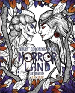 Bertrand.pt - Adult Coloring Book Horror Land