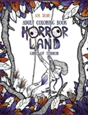 Adult Coloring Book: Horror Land Girls Of Terror (Book 2)