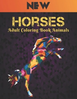 Bertrand.pt - Adult Coloring Book Horses Animals