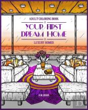 Adult Coloring Book Luxury Homes