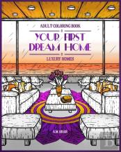 Adult Coloring Book Luxury Homes