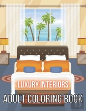 Adult Coloring Book Luxury Interiors