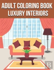 Adult Coloring Book Luxury Interiors