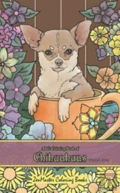 Adult Coloring Book Of Chihuahuas Travel Size