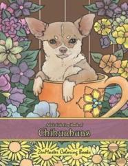 Adult Coloring Book Of Chihuahuas