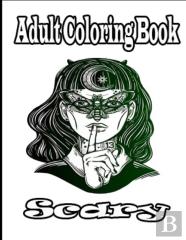 Adult Coloring Book Scary