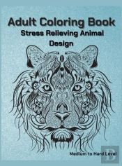 Adult Coloring Book Stress Relieving Animal Designs