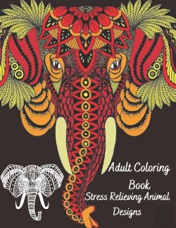 Bertrand.pt - Adult Coloring Book Stress Relieving Animal Designs