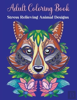 Bertrand.pt - Adult Coloring Book, Stress Relieving Animal Designs