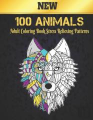 Adult Coloring Book Stress Relieving Animals Patterns