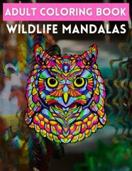 Adult Coloring Book Wildlife Mandalas