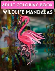 Adult Coloring Book Wildlife Mandalas