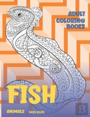 Adult Coloring Books - Animals - Easy Level - Fish