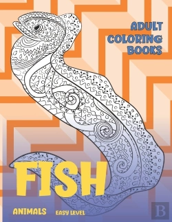 Bertrand.pt - Adult Coloring Books - Animals - Easy Level - Fish
