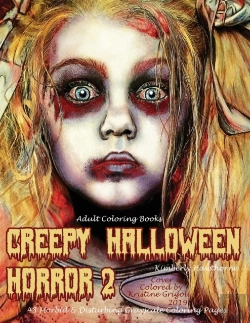 Bertrand.pt - Adult Coloring Books Creepy Halloween Horror 2
