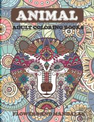 Adult Coloring Books Flowers And Mandalas - Animal