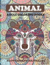 Adult Coloring Books Flowers And Mandalas - Animal