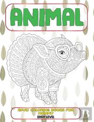 Adult Coloring Books For Mommy - Animal - Easy Level