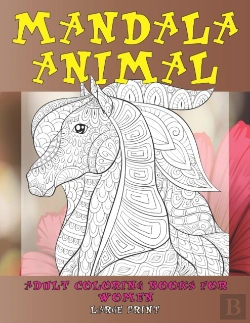 Bertrand.pt - Adult Coloring Books For Women Mandala Animal - Large Print