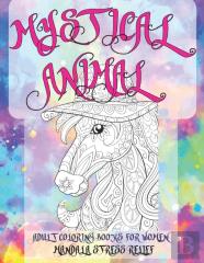 Adult Coloring Books For Women Mystical Animal - Mandala Stress Relief