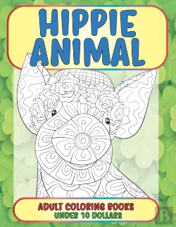 Bertrand.pt - Adult Coloring Books Hippie Animal - Under 10 Dollars