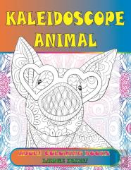 Adult Coloring Books Kaleidoscope Animal - Large Print