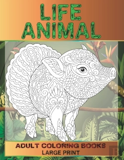 Bertrand.pt - Adult Coloring Books - Life Animal - Large Print