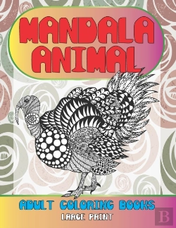 Bertrand.pt - Adult Coloring Books Mandala Animal - Large Print